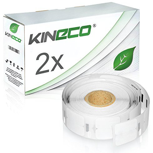 2 Rollen Mehrzwecketiketten kompatibel mit Dymo 11353 für Dymo Labelwriter 310, 320, 330 Turbo Series, 400 Turbo, 450 Duo Twin Turbo Series, SE 450 - je 1000 Etiketten 13x25mm