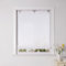 Yujiao Mao Uni Raffrollo Ösenrollo Kessy Biese transparent Voile Rollos 1er-Pack B*H 120 * 140cm Weiß