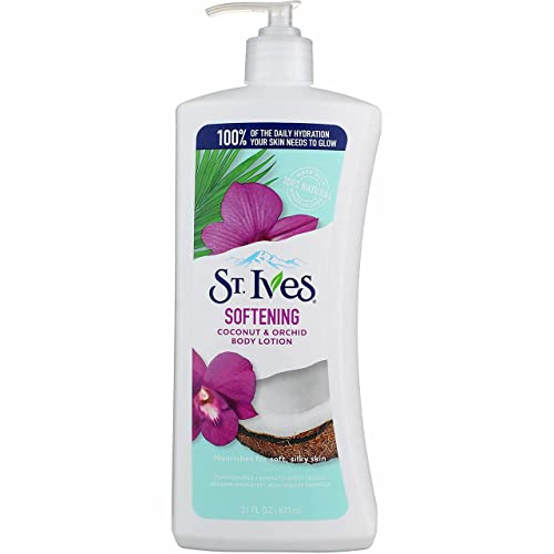 St Ives Body Lotion 21oz Soft And Silky(Coconut/Orchid) (3 Pack)