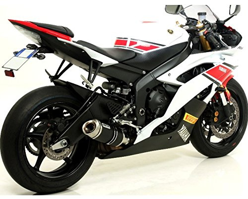 ARROW Street Thunder Dark Silence en aluminium pour collection de stock Yamaha YZF R6 2008-10 Homologue Dark Thunder Silencer