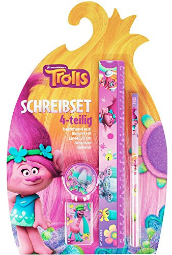 Stylex 51104 - Trolls 4-teiliges Schreibset