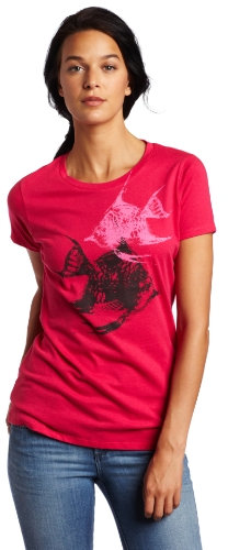 Columbia PFG Angelfish Reef Damen-T-Shirt, kurzärmelig, mit Grafik (Bright Rose, X-Large)