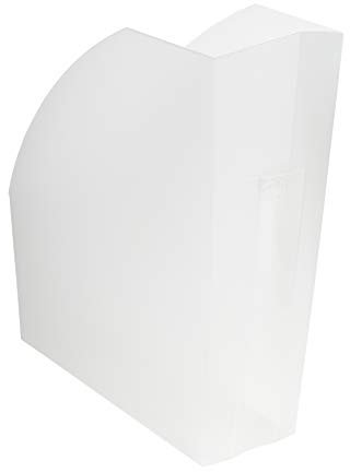 Exacompta - Réf. 18057D - Porte-revues/Range-revues THE MAGAZINE - Dimensions 29,2 x 11 x 32 cm - Pour documents formats A4-A4+, catalogues, magazines - Coloris givre