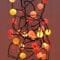Qbis Berry Cluster Lights, Red, Orange, Yellow Berry Lights, Berry Christmas Lights, Fairy Lights Battery Operated with Timer, Indoor/Outdoor Battery Christmas Lights, Black Wire.