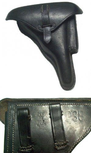 Battle-Merchant P38 Holster aus Leder - Pistolenholster der Wehrmacht - WW2