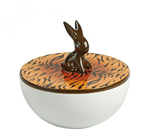 Goebel Tiger Bunny Dose, Hartporzellan, bunt, 12 x 12 x 11.5 cm
