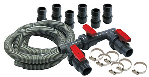 Interline 57600889 Bypass-Set für Pool-Wärmepumpe, Weiß