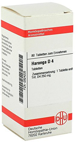 DHU Haronga D4 Tabletten, 80 St. Tabletten