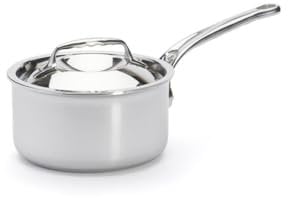 de Buyer - Stielkasserolle AFFINITY mit Deckel - 16 cm - 3746.16, Silber