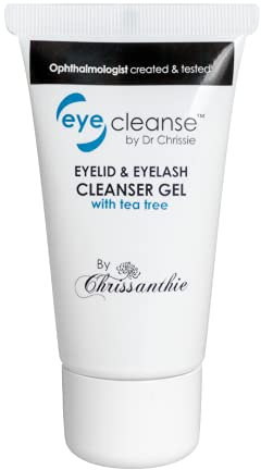 Eye cleanse™ by Dr Chrissie - Opthalmologist designed - Eyelid Cleanser - 30ml with Tea Tree & Extracts – All-in-one eye makeup remover, eyelash extensions cleanser & face wash