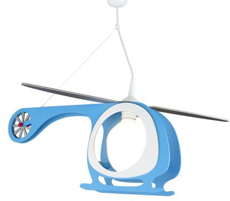Hubschrauber blau 1er Deckenlampe elobra 125403