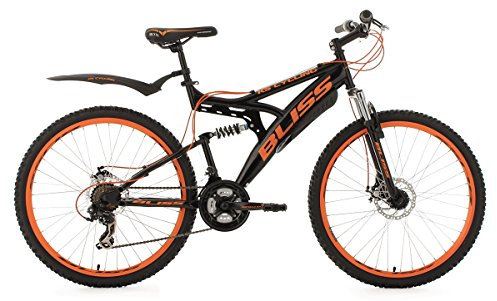 KS Cycling Mountainbike MTB Fully 26'' Bliss schwarz-orange RH 47 cm