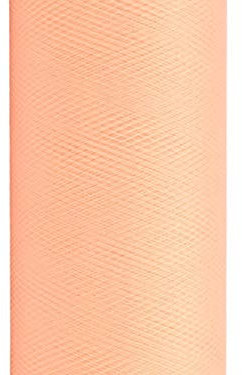 Creativery 9m Tüll Deko Stoff 15cm Tüllband Netz Rolle Tüllstoff Tütüs Hochzeit apricot 714