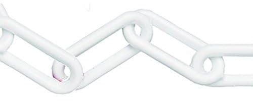 Faithfull 8mm 12.5m Plastic Chain - White