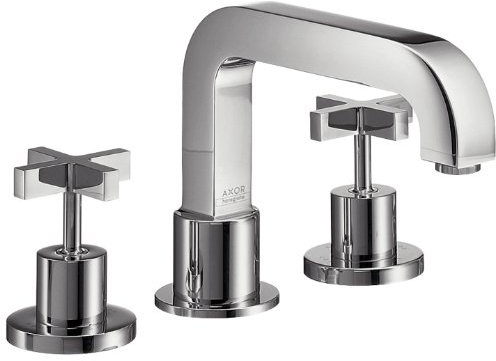 Axor Farbset CITTERIO für Dreiloch-Wannenarmatur 39436000, mit Kreuzgriff verchromt