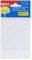 Apli - 2680, Etichette bianche adesive forti (25 x 40 cm), 6 fogli