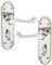 Ashworth Polished Nickel Bathroom Modern Door Handle Set, 14-100-455-04