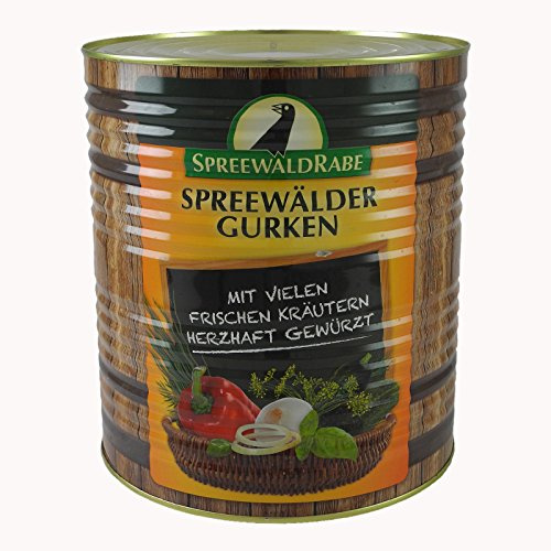 Original Spreewälder Knoblauch-Gurken (10 l Dose)