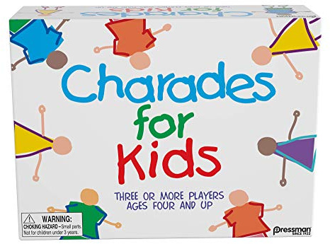 Pressman Charades for Kids - The 'No Reading Required' Family Game, 5