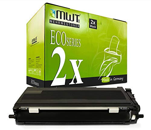 Mehrwegtoner 2X XXL Brother HL-2130 R HL-2132 R HL-2135 W & DCP-7055 W DCP-7057 ersetzen Brother TN-2010 Patronen Original (ISO-Norm 19798 )