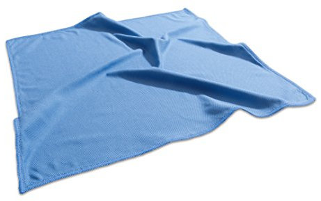 SIGEL GL189 Delta-Mikrofasertuch zur Reinigung von Glasmagnettafeln, blau, XL, 40 x 40 cm