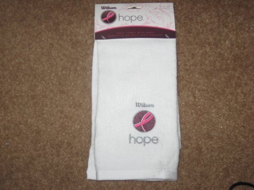 Wilson Hope Golf Towel, 16 x 21-Inch