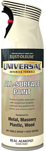 Rust-Oleum AE0160018E8 400ml Universal Spray Paint - Real Almond Gloss