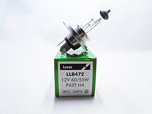 Connect Workshop Consumables 30600 Lucas Scheinwerferlampe H4 P43t OE472, 60/55 W
