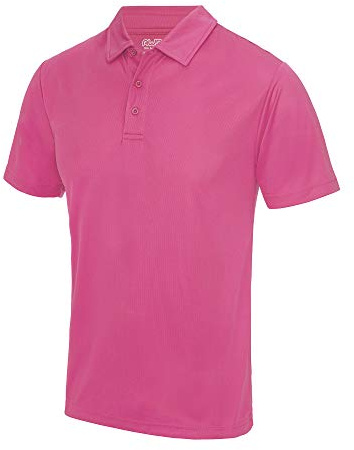 Just Cool Mens Plain Sports Polo Shirt