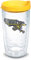 Tervis CSU Bakersfield Roadrunners Logo Becher mit Emblem und gelbem Deckel, 473 ml, transparent