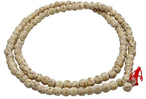 IBA Indianbeautifulart Traditionelle Japa Mala Brown Tulsi Holz Rosenkranz Gebetskette Meditation