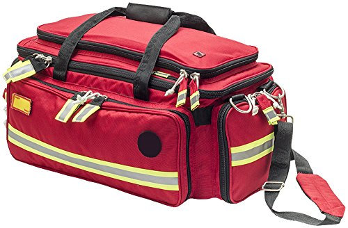 ELITE BAGS - Critical First-Responder-Tasche | rot | Notfalltasche | für die umfangreiche Notfallversorgung | inkl. Modultaschen und Ampullarium | Flexibles Rucksacktragesystem