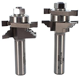 Whiteside 6006 CARBIDE-TIP 2 PC CLASSICAL STYLE STILE AND RAIL ROUTER BIT SET 1-5/8 DIA...