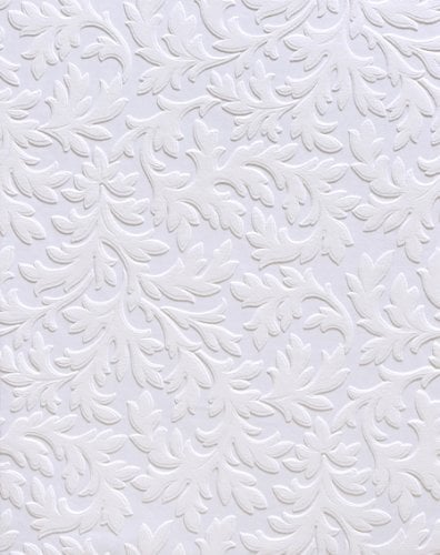 Brewster RD80026 High Leaf Textured Vinyl Wallpaper, Paintable