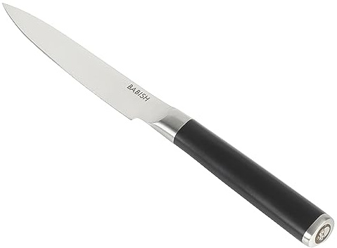 Babish 5-Inch Forged Utility Knife – High-Carbon 1.4116 German Steel Full Tang Kitchen Knife for Precision Cutting and Durability