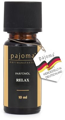 pajoma Duftöl 10 ml, Relax - Golden Line | feinste Parfümöle für Aromatherapie/Duftlampe | Premium Qualität
