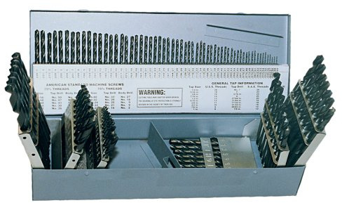 Jobber Drill Bit Set, 115Pc, 1/16 to 1/2In