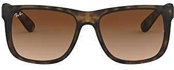 New Ray Ban Justin Sunglasses RB4165 Tortoise 710/13 55mm Brown Gradient UV Lens
