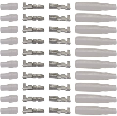 Tamiya 300050245 Motor and Regulator Round Plug Set, 10, 1 Pin
