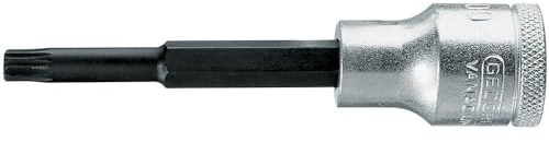 Gedore 6159860 INX 19 L 12-100 Schraubendrehereinsatz 1/2' lang, XZN Vielzahn M12