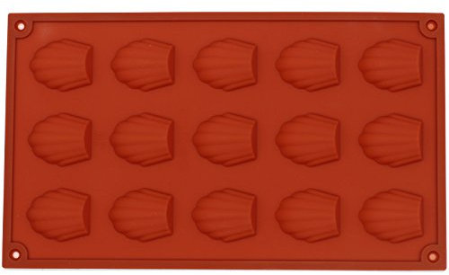 Moule à 15 Madeleines - Silicone antiadhésif de