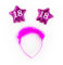 Oblique Unique Haarreifen 18. Geburtstag Pink