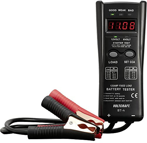 VOLTCRAFT BT-4 Kfz-Batterietester 175 mm x 75 mm