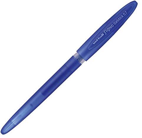 Uni-ball UM170 SigNo Gelstick Rollerball Pen 0.7mm Tip 0.5mm Line Blue Ref 9003001 [Pack of 12]