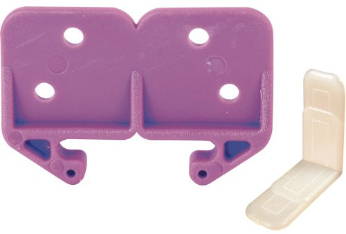 Prime-Line R 7130 3/32 in. x 1-3/16 in., Purple Drawer Guide Kit (Pack of 2)