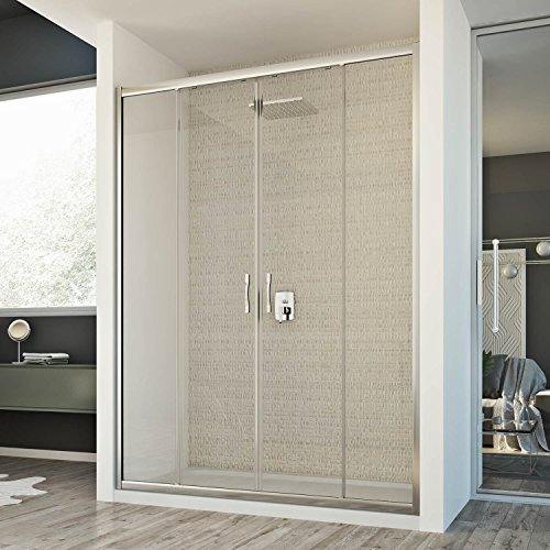 Idralite Duschtür Young 2 Türen 120CM H198 Klarglas