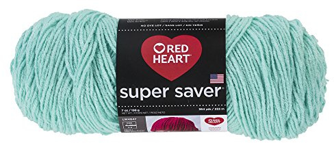 Red Heart Super Saver Yarn-Minty, Acrylic, 11.67 x 27.4 x 11.67 cm