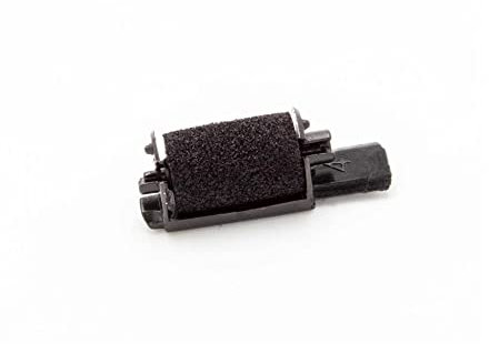 vhbw Farbrolle, Farbwalze Schwarz kompatibel mit Casio HR 200 TEC, HR 200 TER, HR 21 Taschenrechner, Registrierkasse