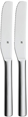 WMF 1291936042-VG Nuova Brunchmesser-Set 2-teilig Nuova Cromargan Edelstahl Rostfrei poliert - mit individueller Gravur auf dem Griff, Edelstahl, Silver, 19.8 x 4.3 x 2 cm, 2 Einheiten