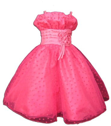 Cinda Damigella d'Onore Fucsia 7-8 Anni